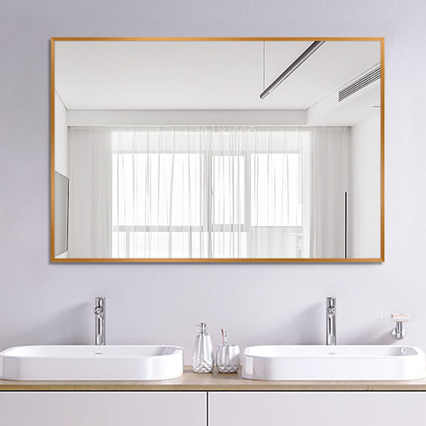 Rosdorf Park Treiber Glam Bathroom / Vanity Mirror & Reviews Wayfair